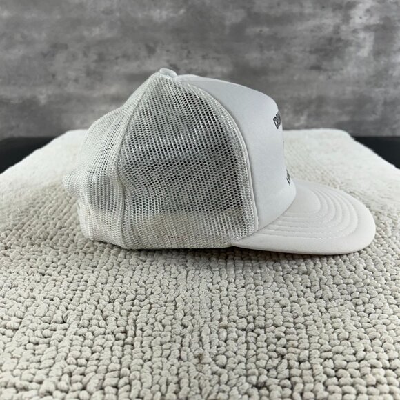 Vintage Crowls Tackle Mesh Snapback Trucker Hat OSFA Fishing Cap Ohio Workwear - Picture 5 of 8